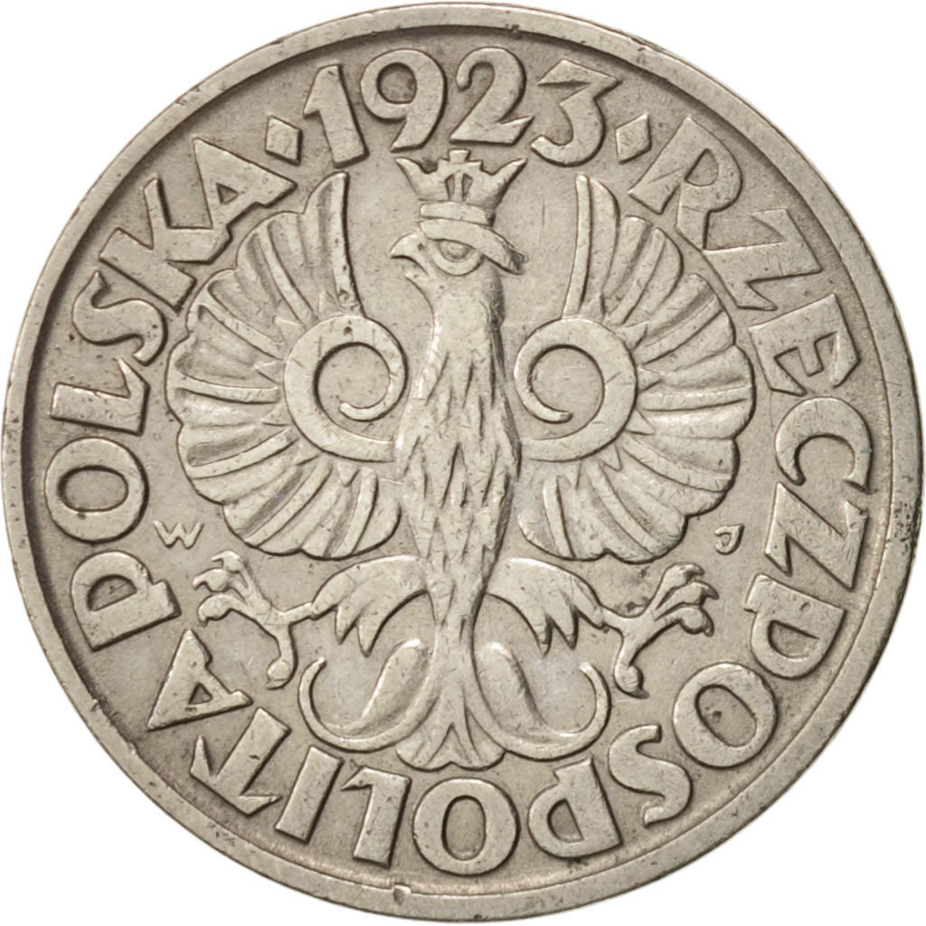 Coin, Poland, 20 Groszy, 1923, AU(50-53), Nickel, KM:12