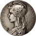 France, Medal, République Française, Rivet, EF(40-45), Silvered bronze