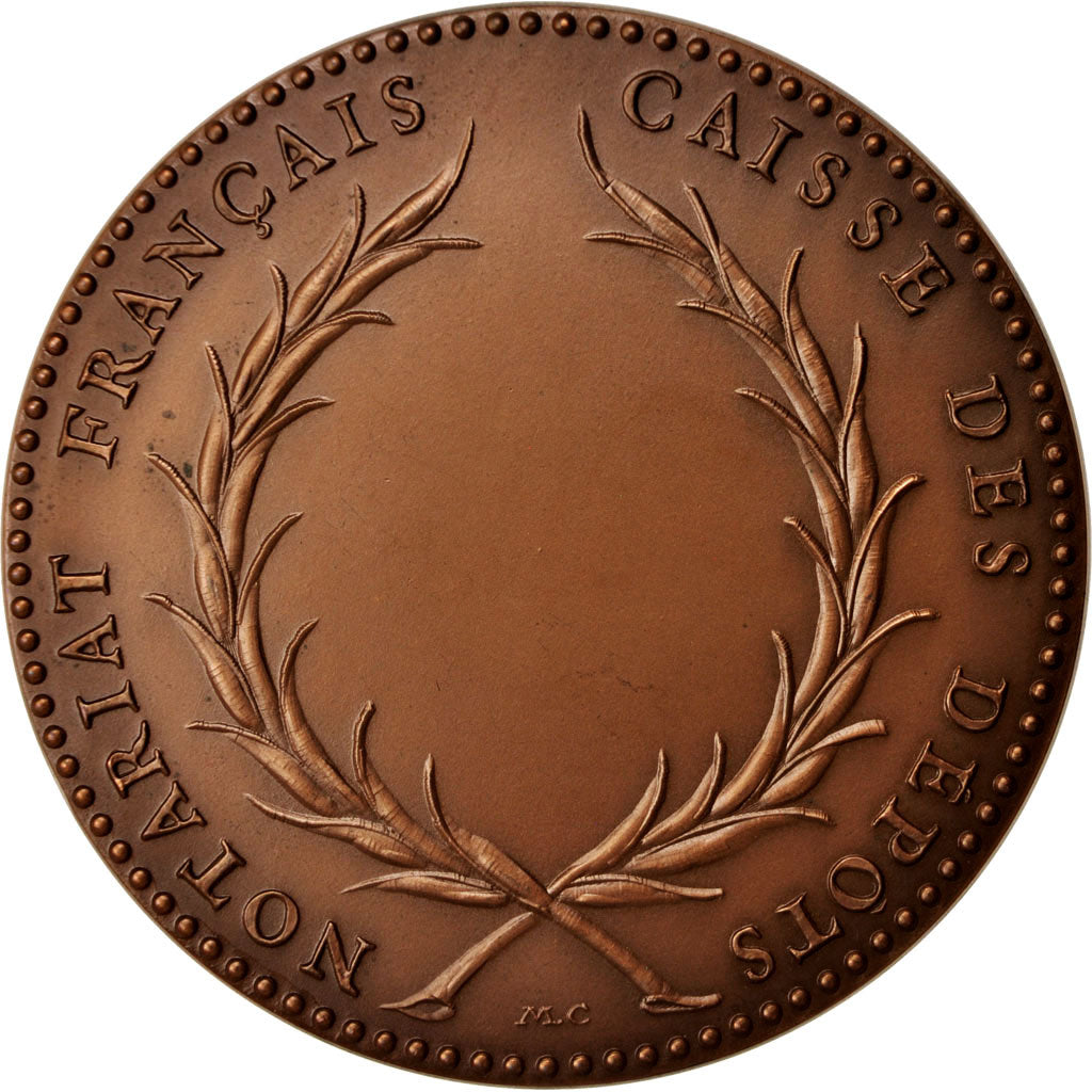 France, Medal, Notariat Français, Caisse des Dépôts, Jacques Cujas, French