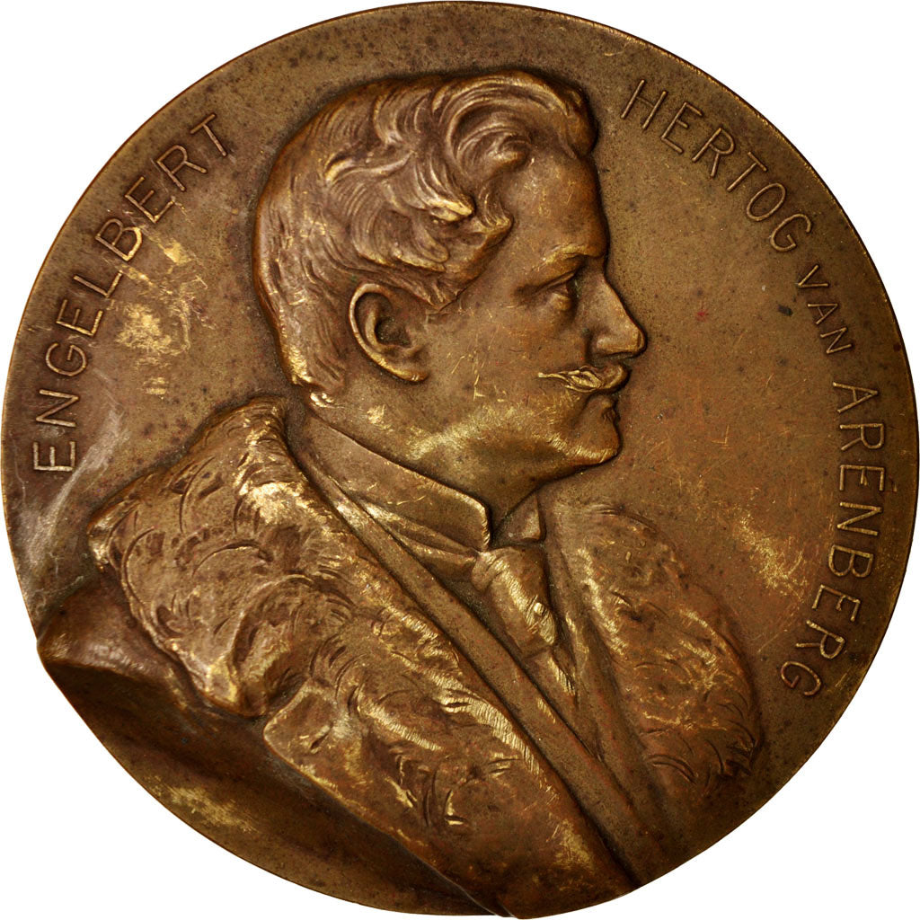 Belgium, Medal, Engelbert Hertog Van Arenberg, 1911, EF(40-45), Bronze