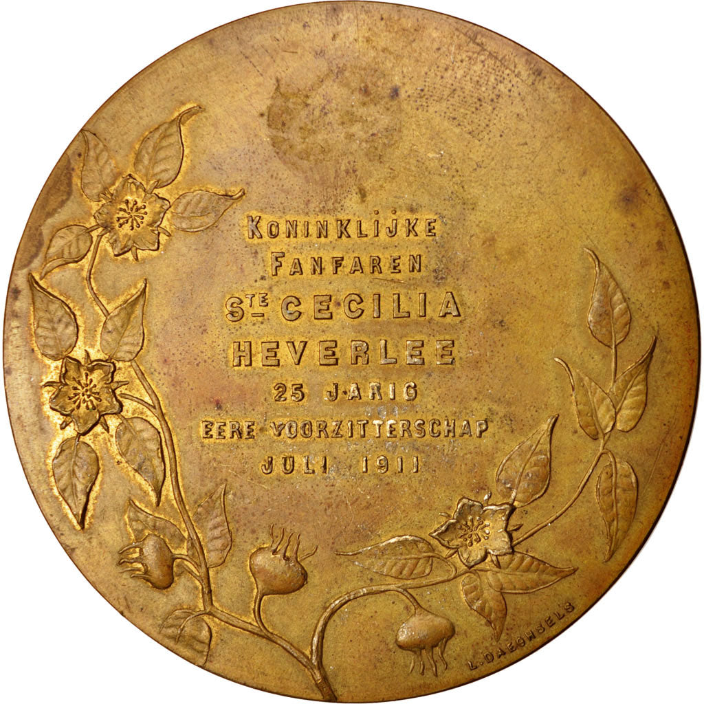 Belgium, Medal, Engelbert Hertog Van Arenberg, 1911, EF(40-45), Bronze