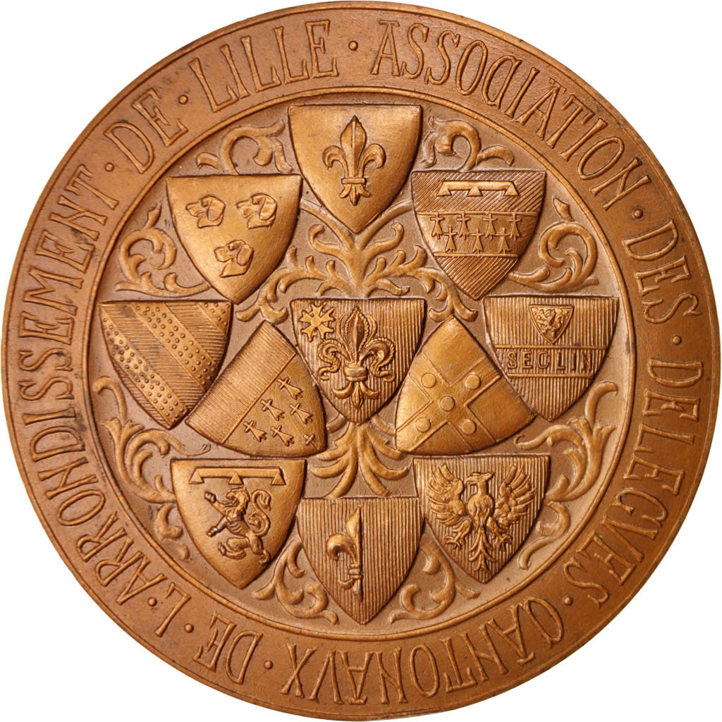 France, Medal, Association des Délégués Cantonaux de l'arrondissement de