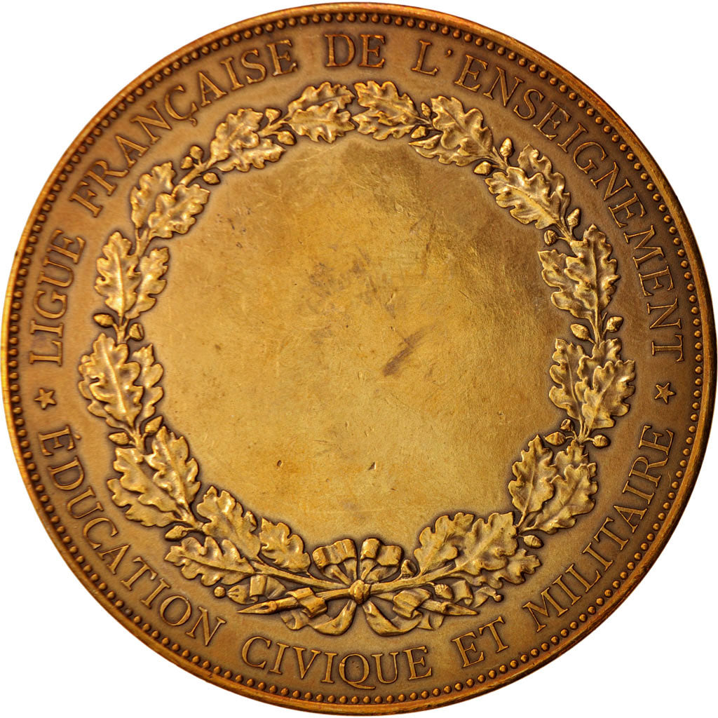 France, Medal, Ligue Française de L'Enseignement, Politics, Society, War, 1881