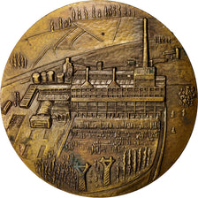 France, Medal, Centrale électrique de Comines, Business & industry, 1985