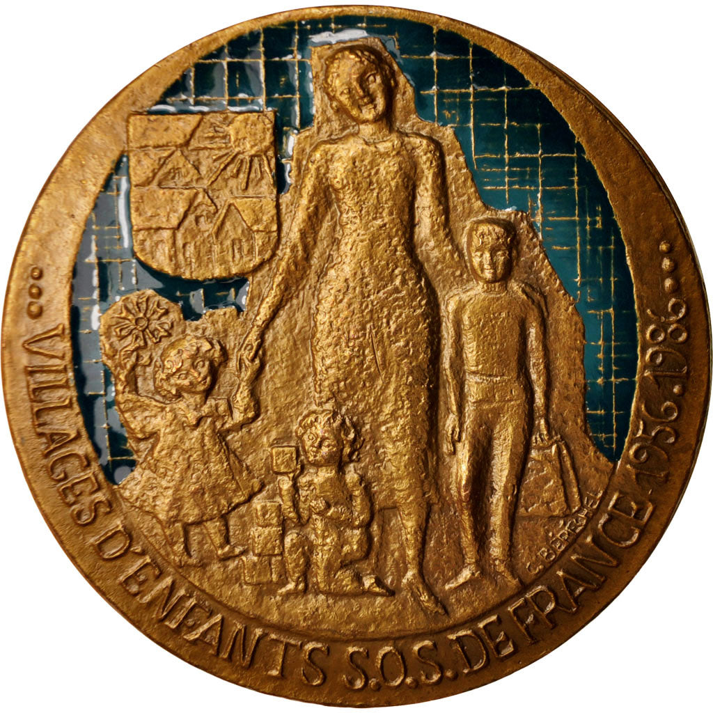 Frankrijk, Medal, VIllages d'enfants SOS de France, Politics, Society, War