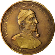 Francia, medaglia, Commandant Jacques Yves Cousteau, French Fifth Republic