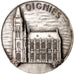 Frankrijk, Medal, Ville d'Oignies, History, ZF+, Silvered bronze