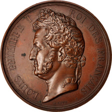 France, Medal, Louis Philippe, Construction des bâtiments de l'École Normale