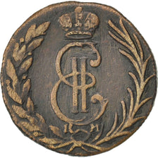 RUSSIA-SIBERIA, Denga, 1774, Kolyvan, KM #2, EF(40-45), Copper, 3.58