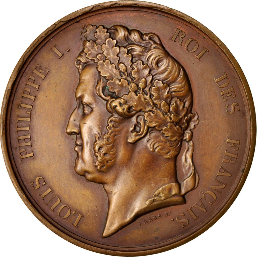 France, Medal, Louis Philippe, Abattoir des chevaux de Paris, History, 1839