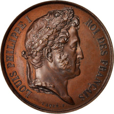 France, Medal, Louis Philippe Ier, École spéciale du commerce de Paris