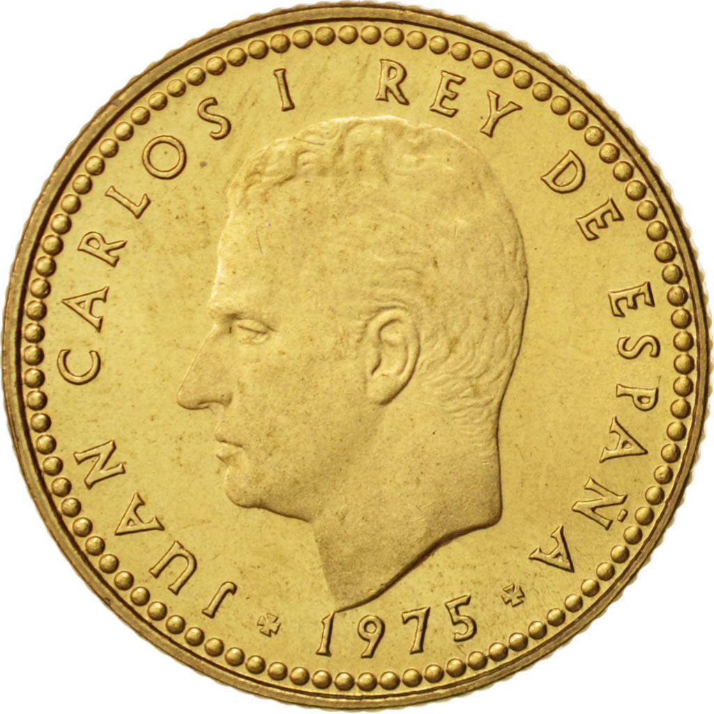 Coin, Spain, Francisco Franco, caudillo, Peseta, 1975, MS(65-70)