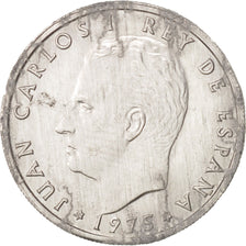 Spain, Francisco Franco, caudillo, 50 Centimos, 1975, MS(60-62), Aluminum