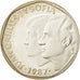 Spain, Juan Carlos I, 500 Pesetas, 1987, MS(65-70), Silver, KM:TS1