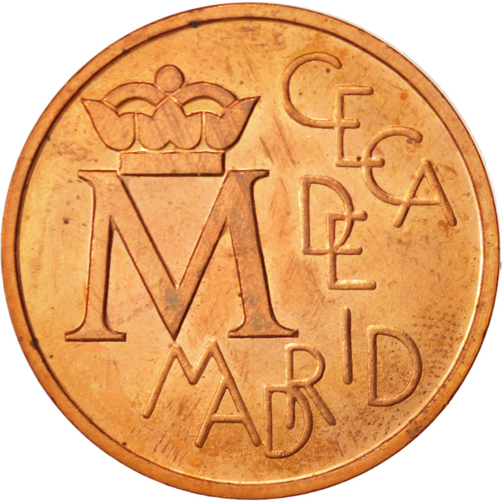 España, Token, Spain, Ceca de Madrid, 1987, FDC, Cobre