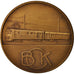Belgium, Medal, BCK, Railway, AU(55-58), Bronze