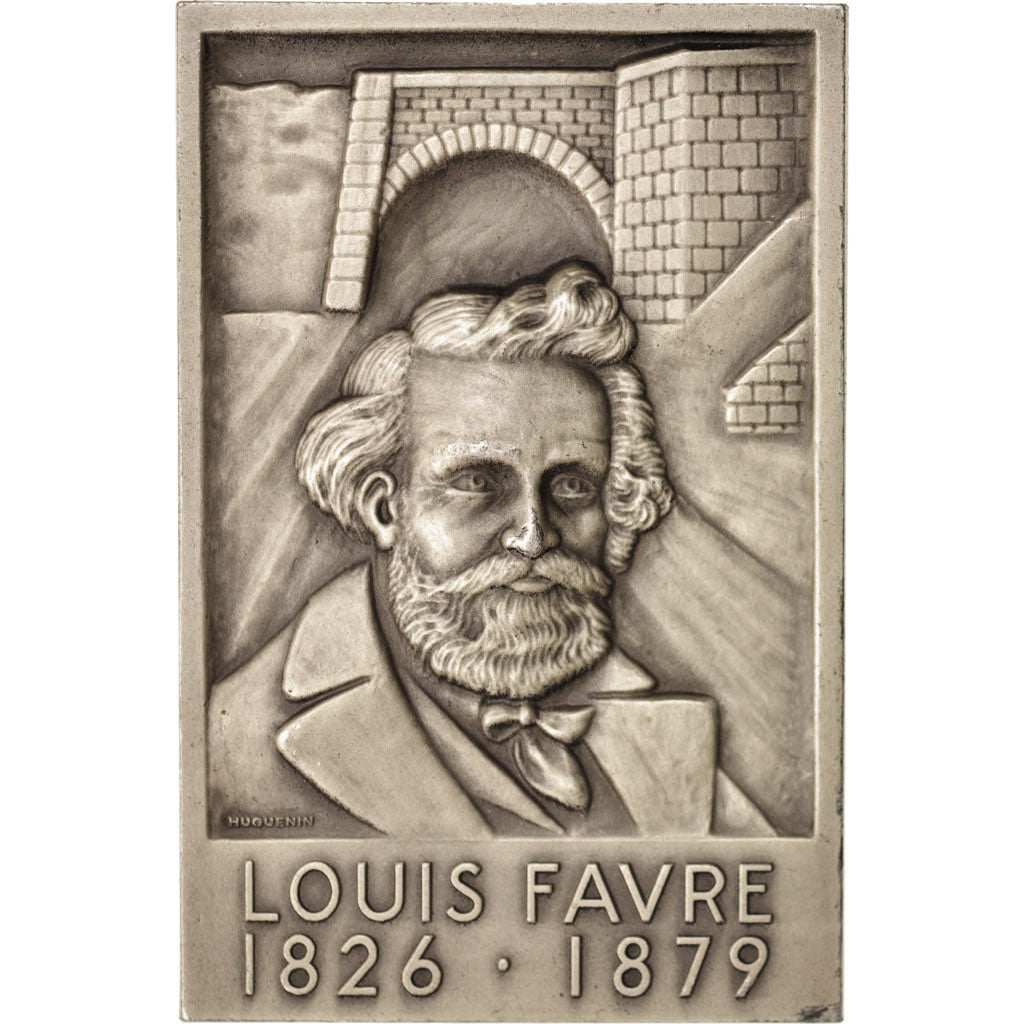 Schweiz, Medal, Louis Favre 1826-1979, Railway, 1969, Huquenin, VZ, Silber