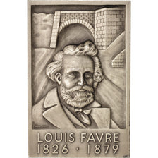 Schweiz, Medal, Louis Favre 1826-1979, Railway, 1969, Huquenin, VZ, Silber