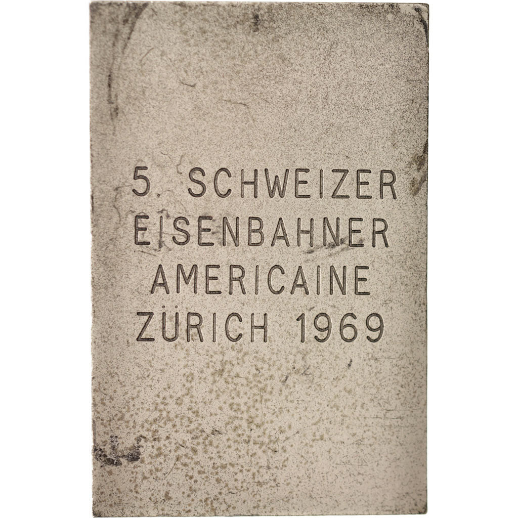 Schweiz, Medal, Louis Favre 1826-1979, Railway, 1969, Huquenin, VZ, Silber