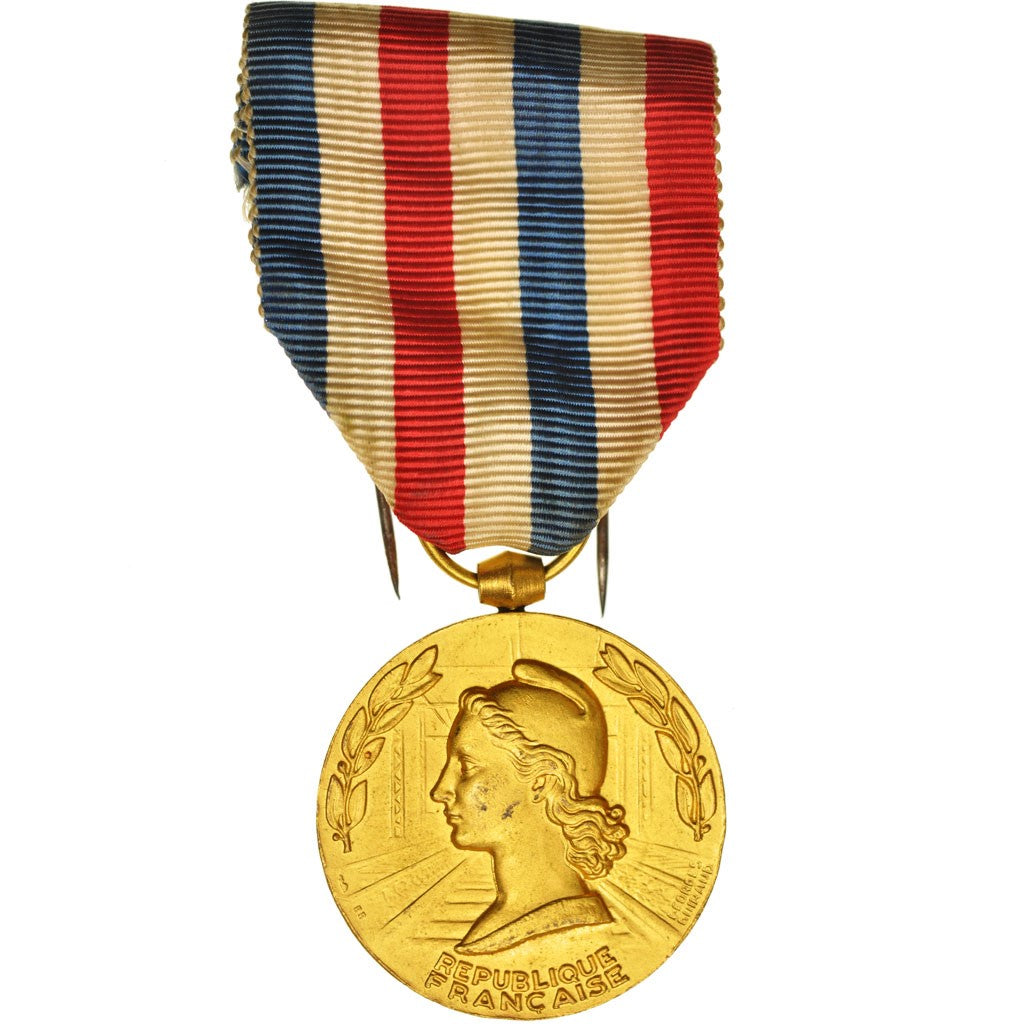 France, Médaille d'honneur des chemins de fer, Railway, Medal, 1954