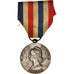 Francia, Médaille d'honneur des chemins de fer, Railway, Medal, 1966, Muy buen
