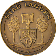 Belgium, Medal, Stad Landen, Railway, 1988, AU(55-58), Bronze