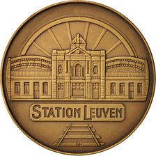Belgium, Medal, Station Leuven, Railway, AU(55-58), Bronze