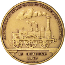 Belgium, Medal, Numismatica Leuven, Railway, 2004, AU(55-58), Bronze