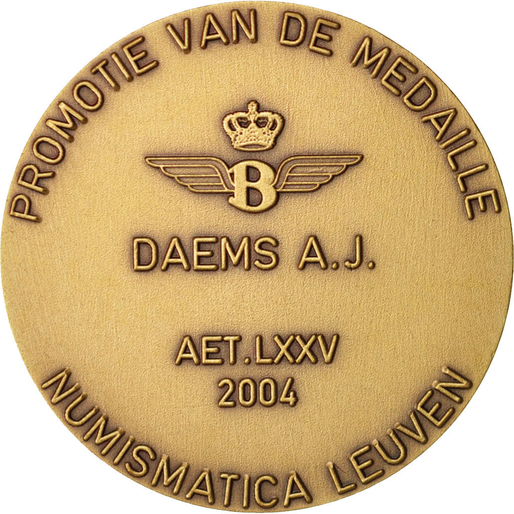 Belgium, Medal, Numismatica Leuven, Railway, 2004, AU(55-58), Bronze