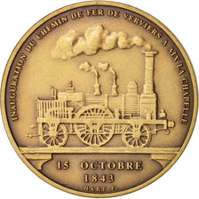 Belgique, Medal, Alliance Européenne Numismatique, Railway, 2004, SUP, Bronze