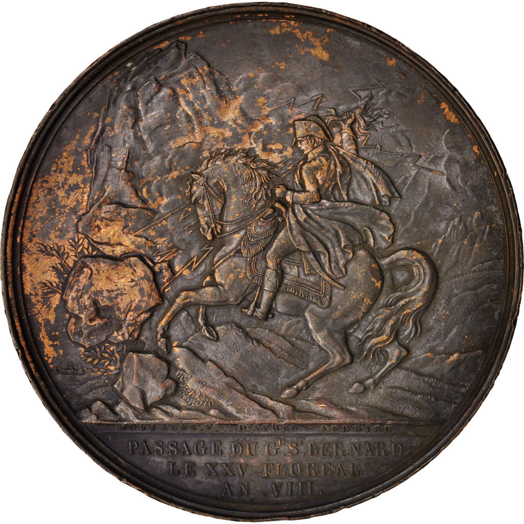 France, Medal, Passage du Saint-Bernard, First French Empire, History, 1800
