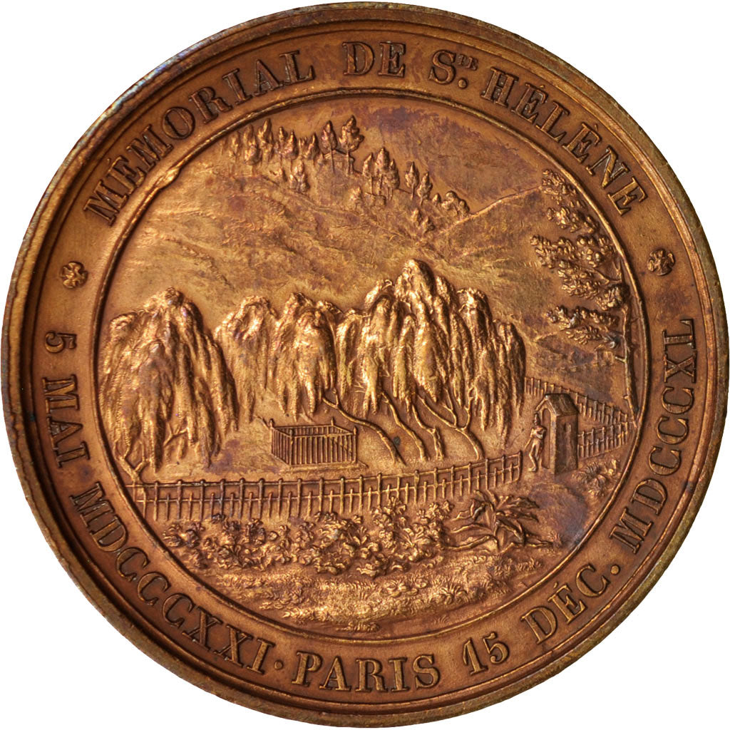 Francia, Medal, Mémorial de Sainte-Hélène, First French Empire, History, 1...