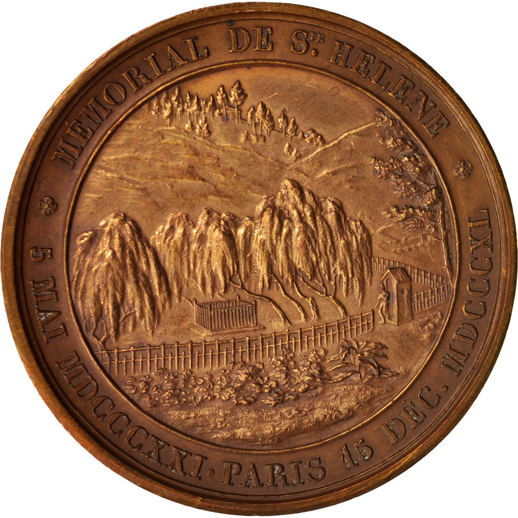 France, Medal, Mémorial de Sainte-Hélène, First French Empire, History, 1840