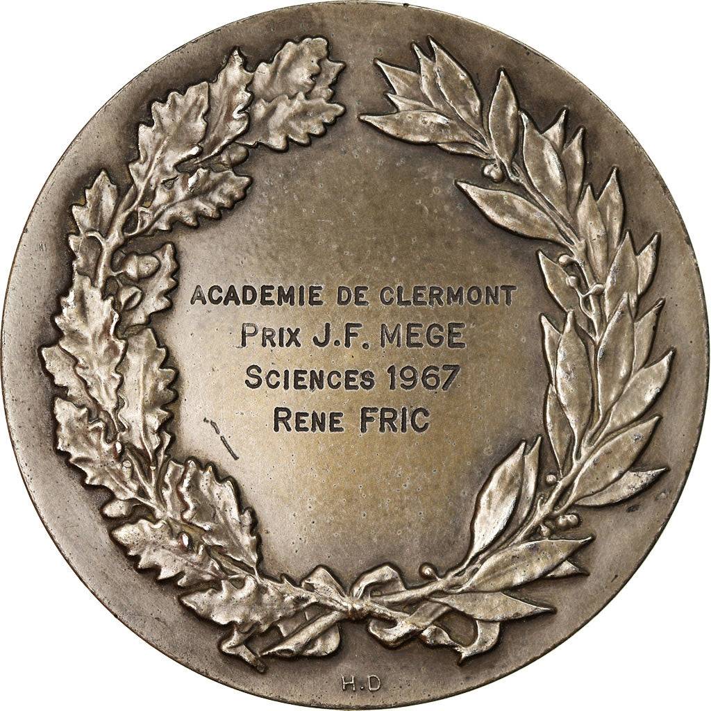 France, Medal, Académie de Clermont, Prix J.F Mege, Sciences, Sciences &