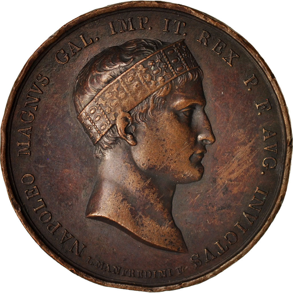 Francia, Medal, Bataille de Wagram, First French Empire, History, 1809, BB