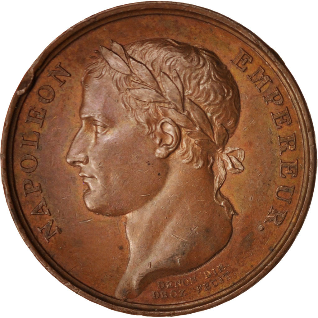 France, Medal, Napoléon Ier, Champs de Mars, History, TB, Cuivre