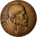 France, Medal, Roux, Arts & Culture, 1933, Roché, TTB+, Bronze