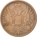 Münze, Russland, 2 Kopeks, 1852, Ekaterinbourg, S+, Aluminum-Bronze, KM:113