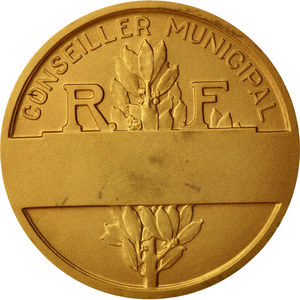 France, Medal, Conseiller municipal, Politics, Society, War, Morlon, AU(55-58)