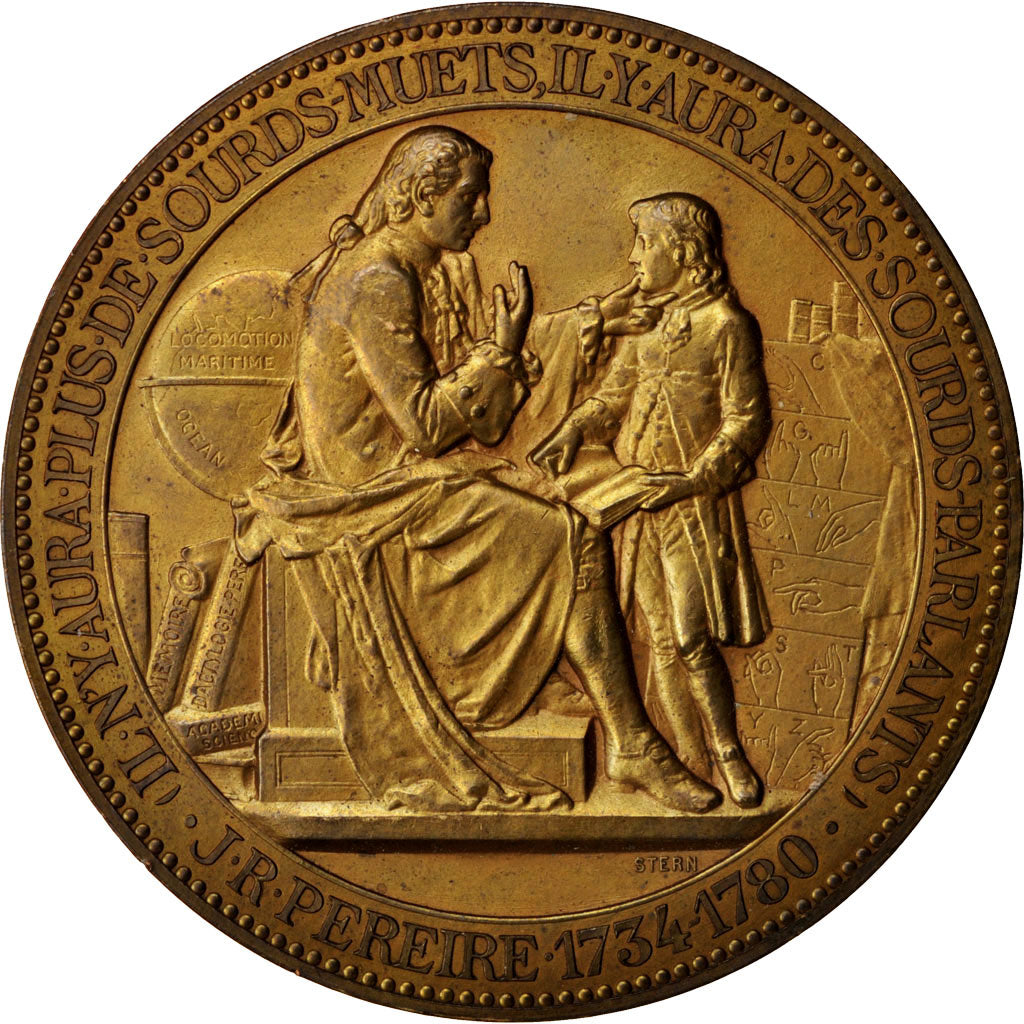 Francia, Medal, Société, J.R. Péreire, Enseignement des sourds-muets