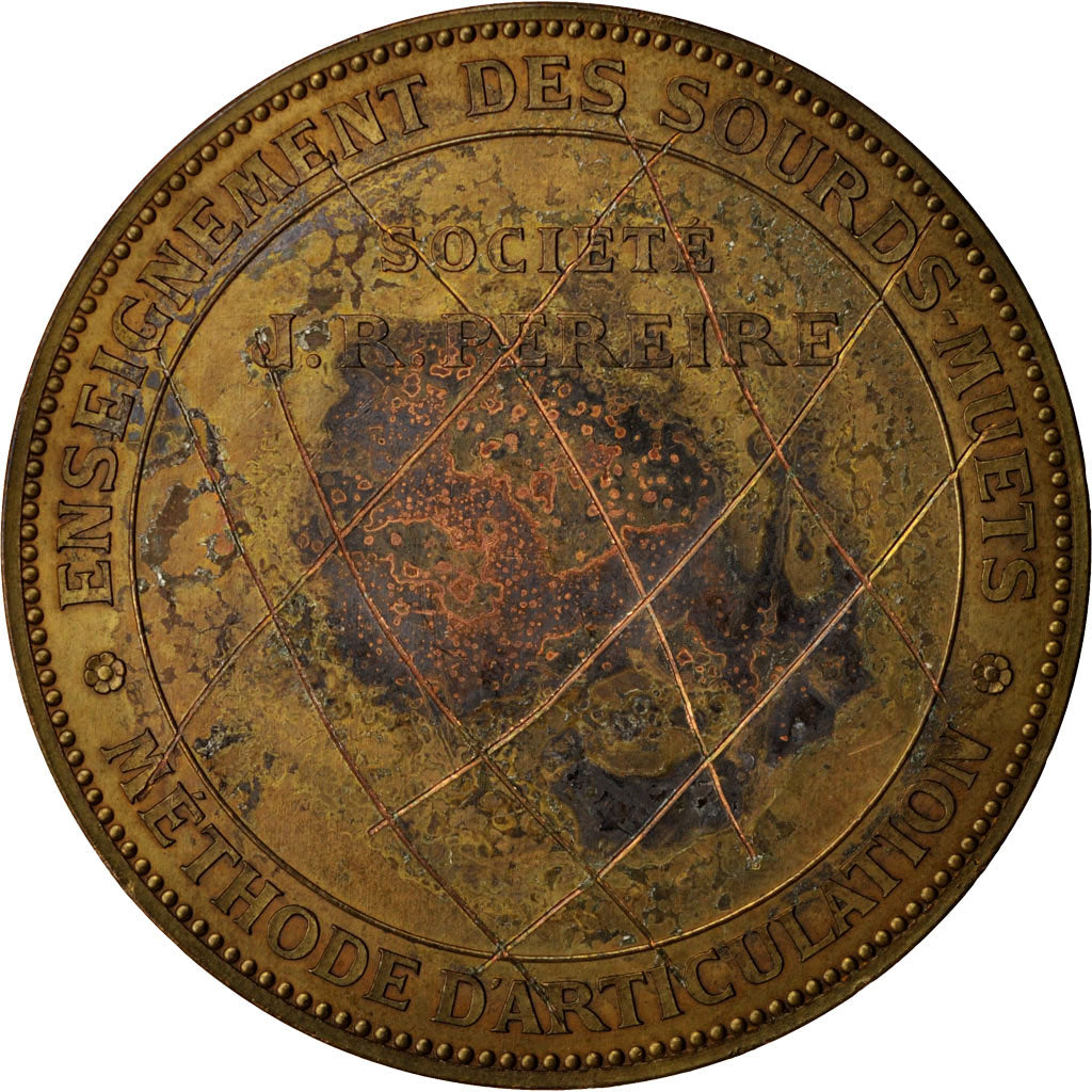 Francia, Medal, Société, J.R. Péreire, Enseignement des sourds-muets