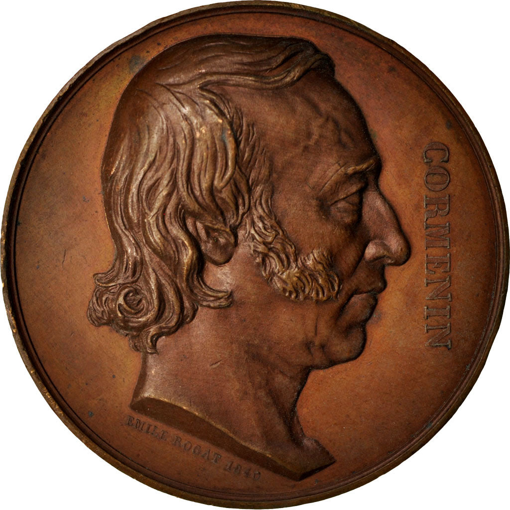 France, Medal, Cormenin, Arts & Culture, Rogat, AU(50-53), Copper