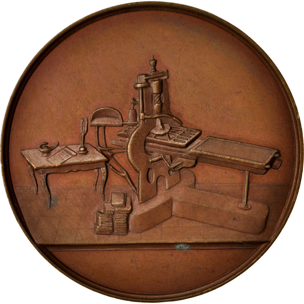 France, Medal, Cormenin, Arts & Culture, Rogat, AU(50-53), Copper