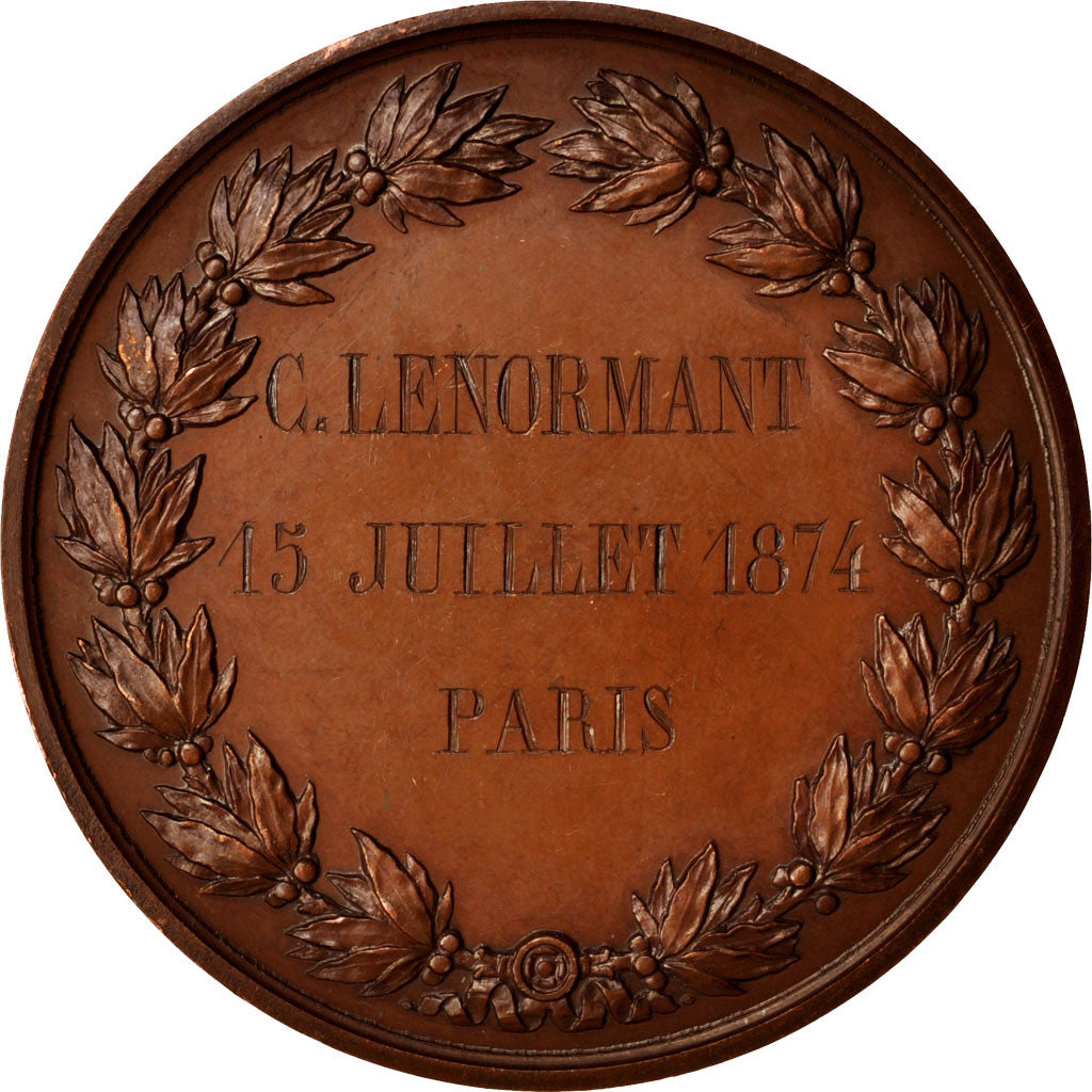 Francia, Medal, Escrime, Assaut d'armes, Sports & leisure, 1874, SPL-, Rame