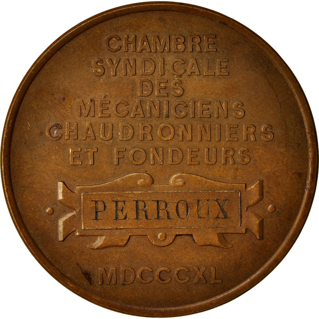 France, Medal, Denis Papin, Chambre syndicale des mécaniciens chaudronniers et
