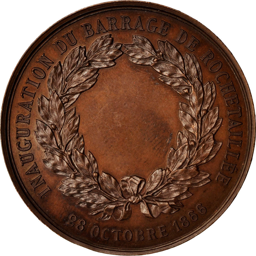 France, Medal, Ville de Saint-Étienne, Inauguration du barrage de
