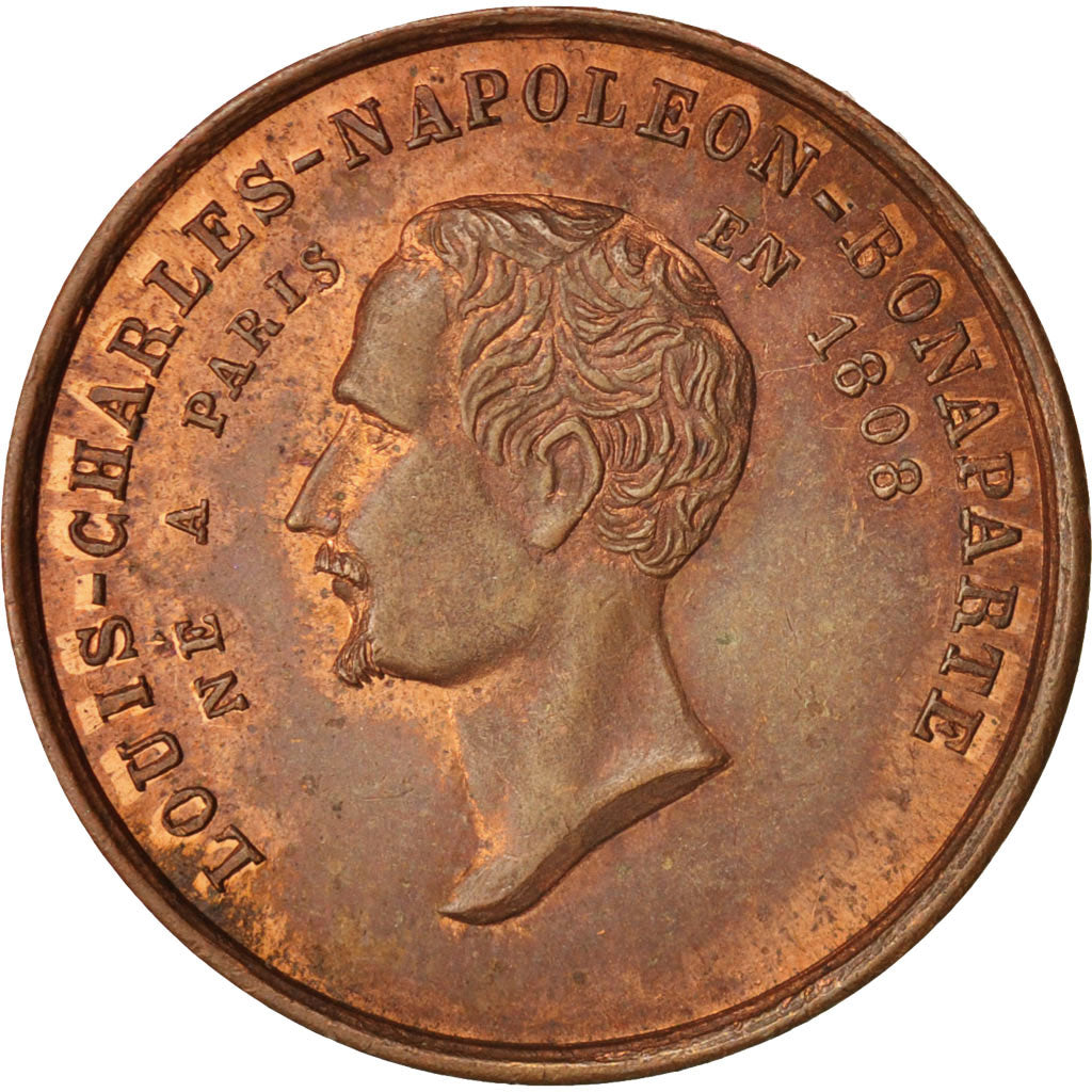 Frankrijk, Medal, Louis Napoléon Bonaparte, Politics, Society, War, 1848, FDC