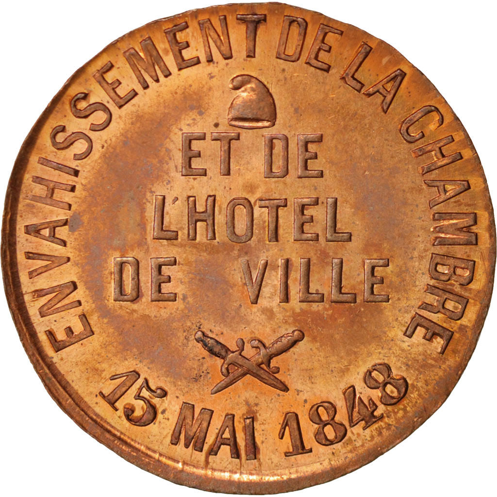 France, Medal, Envahissement de la chambre et de l'hôtel de ville, Politics