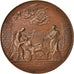 France, Medal, Épidémie de fièvre jaune, History, 1821, Gayrard, EF(40-45)