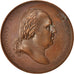 France, Medal, Louis XVIII, History, 1824, AU(50-53), Bronze
